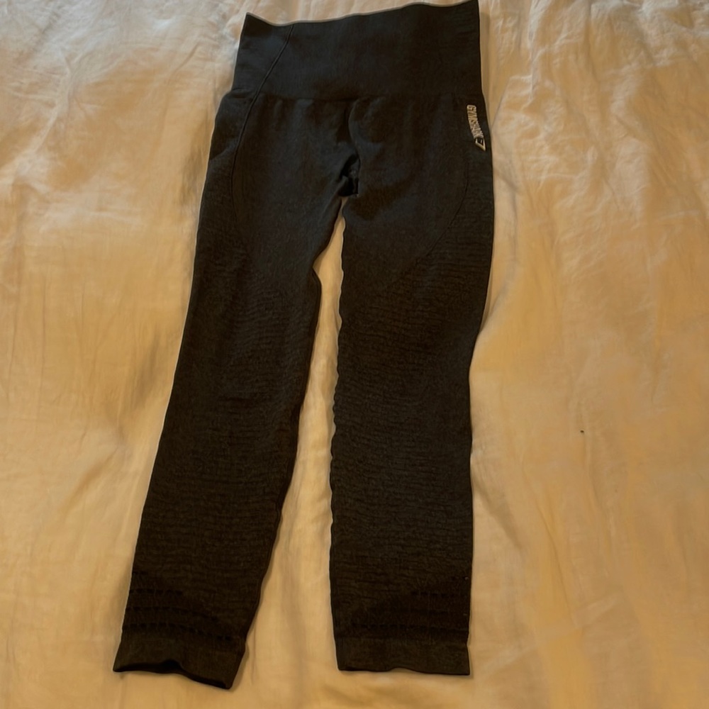 Black Gymshark Seamless leggings size M